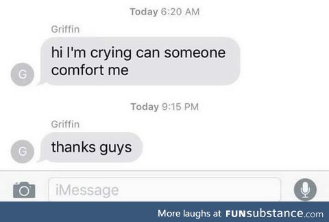 Griffin is all alone