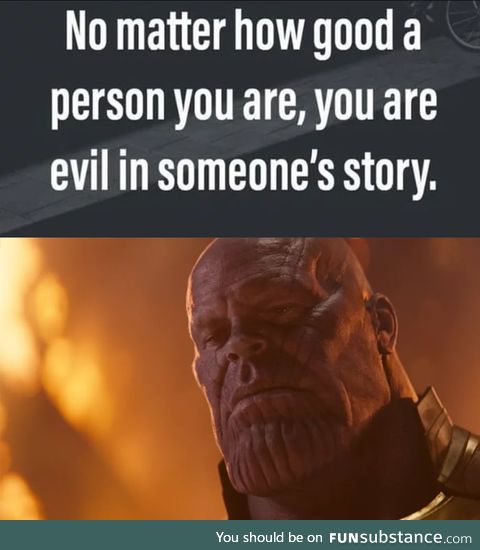Thanos did nothing wrong