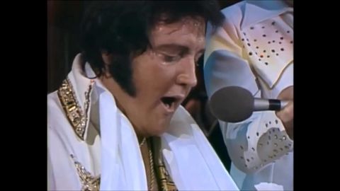 A beautiful performance by Elvis Presley 2 months before his death