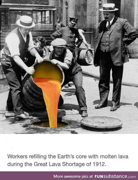 Refilling the earth's core