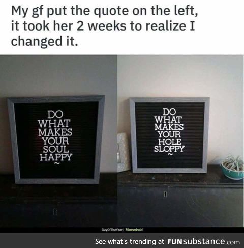 Changed the words