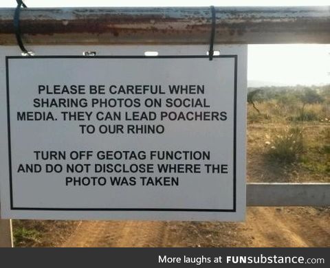 Keep the rhinos safe