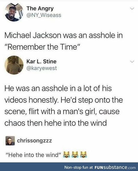 Hehe into the wind