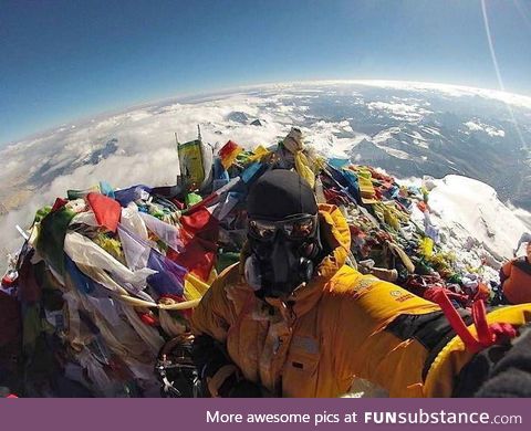 Top of Mount Everest :P