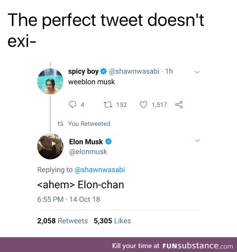 Wouldn't it be Elon-kun?