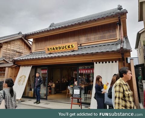 In Kawagoe, Japan, Starbucks has blended into the local traditional style