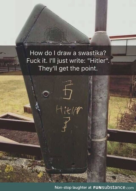 Graffiti by idiots!!