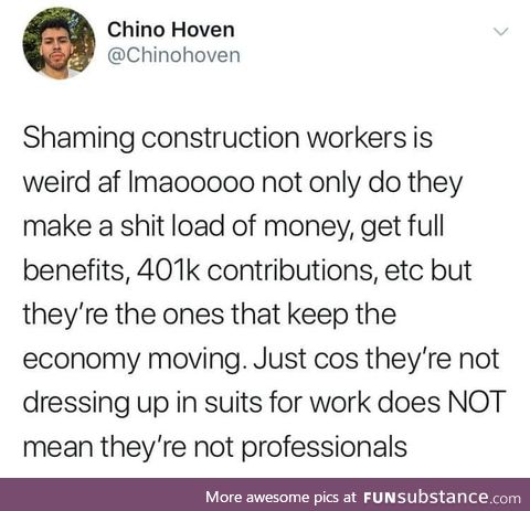 They need more respect