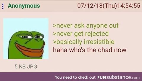 Anon is chad