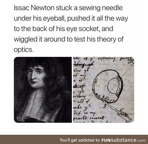 Issac Newton is mad