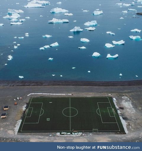 Soccer Field in Greenland