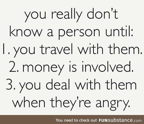 When I travel I wanna see things and it becomes a problem when you don’t