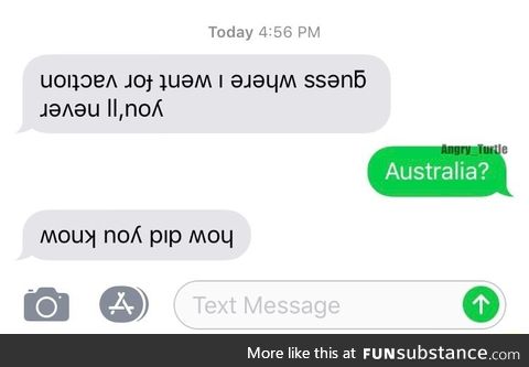 Text from Australia