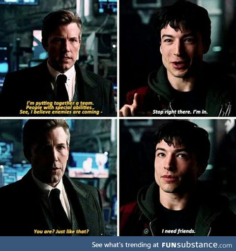 Best moment from Justice League trailer