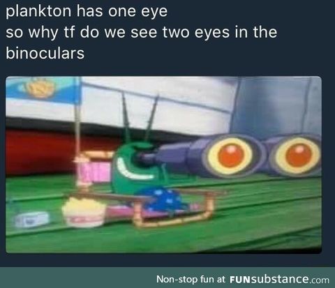 Because they're pointing to the same eye
