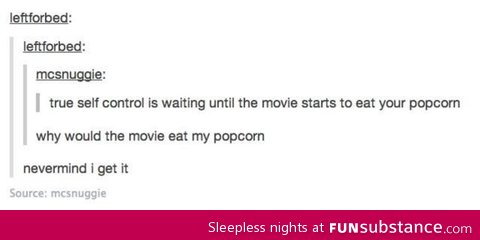 Self control