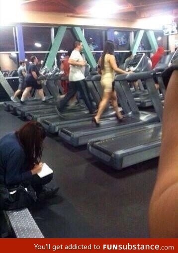 Lemme just hit the gym before we go in the club