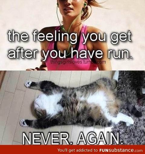 Feeling you get after running