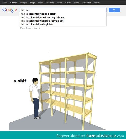 Accidentally built a shelf