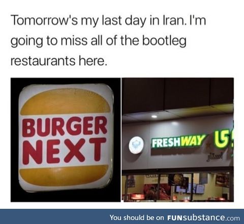 Bootleg restaurants