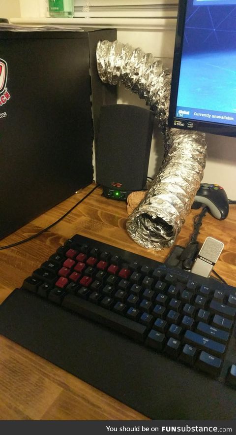When your fingers get ice cold while gaming