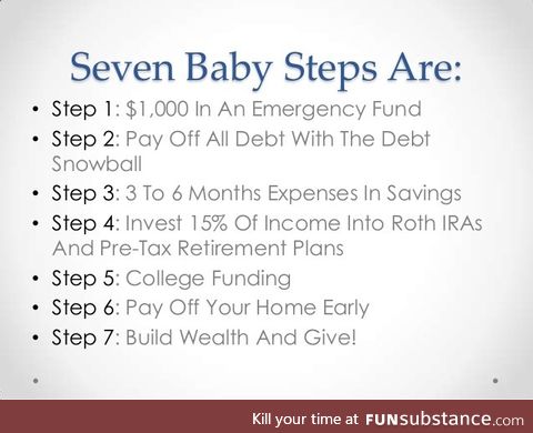 Dave Ramsey baby steps