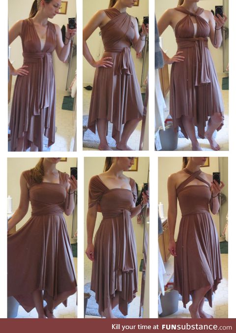 1 dress, 6 variations
