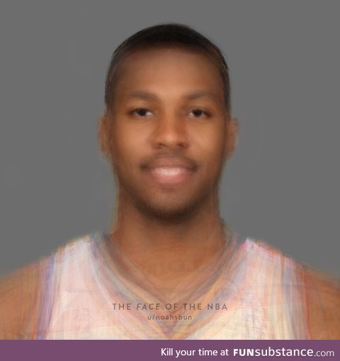 After morphing almost 400 current players, this is what the average NBA face looks like