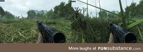 Undergrowth quality high vs low - this shouldn't be allowed in multiplayer