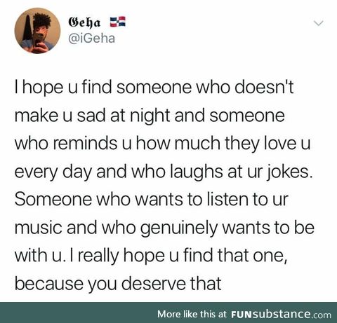 It's a great feeling