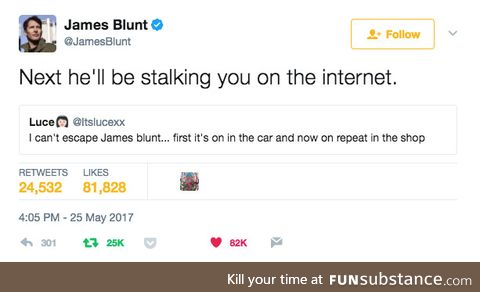 Stalker alert!