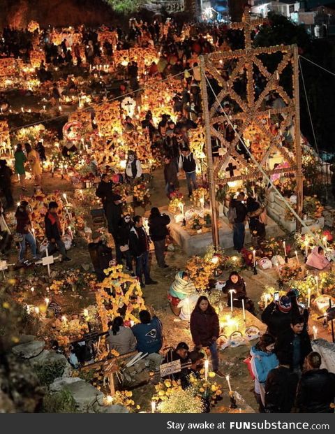 Day of the dead traditional festival in Janitzio, Mexico