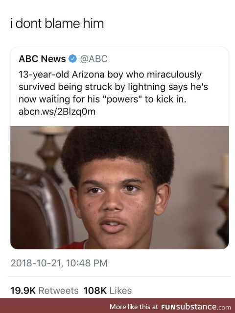 I would be saying the same thing