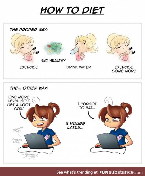 How to diet