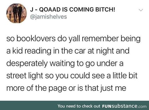My mom used to say reading in the dark ruined your eyes