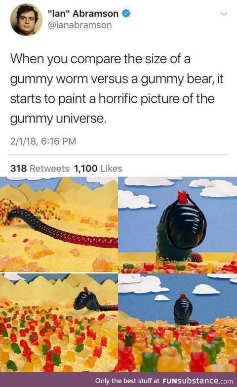 The gummy must flow