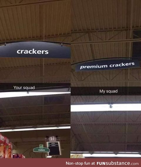 We have cheese and sausages