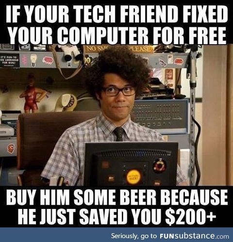 Yet I have no beer