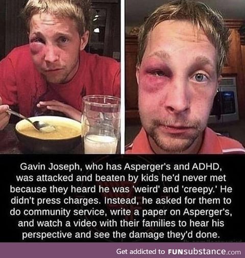 Guy tries to educate attackers rather than pressing charges