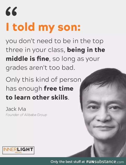 The tipe of lesson I would've wanted to hear from my father