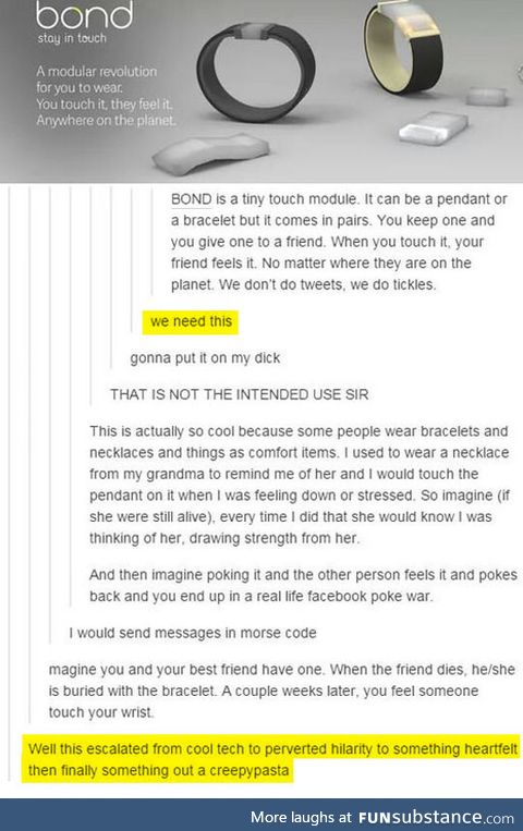 You touch it, they feel it
