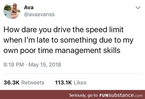 How dare you?
