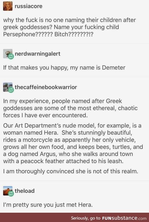 I know a tiny vegan premed student named Athena. Sometimes she has breakfast potatoes in