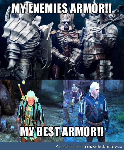 Damn Witcher, takes a long time to upgrade to something decent