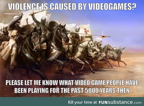 Violence is caused by the videogame?