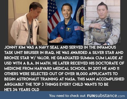 Jonny kim: Soldier, doctor, astronaut