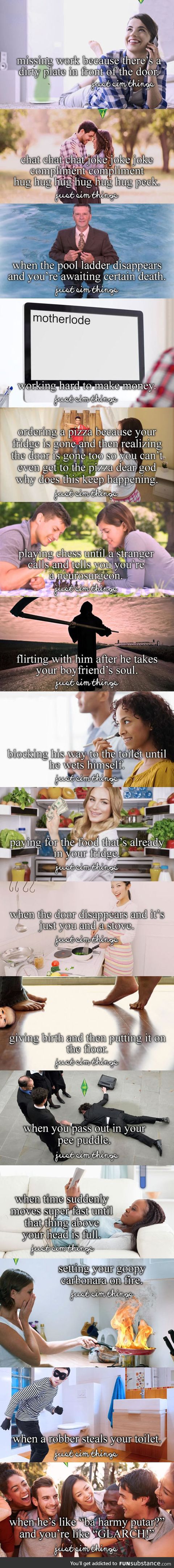 Just sim things