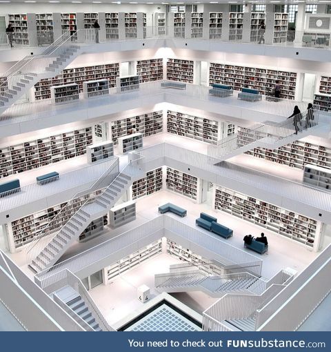 A public library in Germany