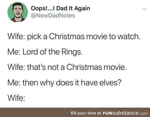 You know he's got a point there