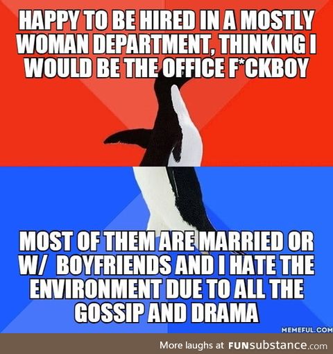 Working among women is nerve consuming